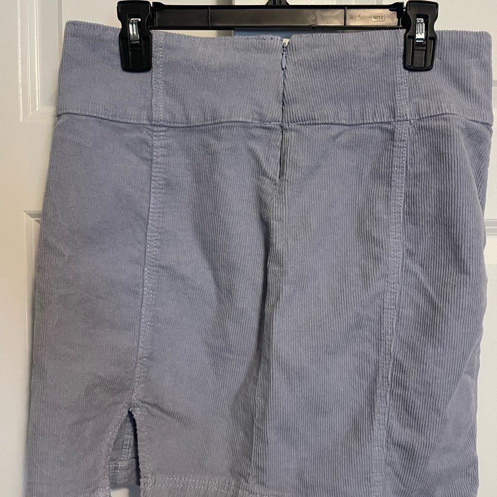 13/31W SO Soft Blue Corduroy Skirt